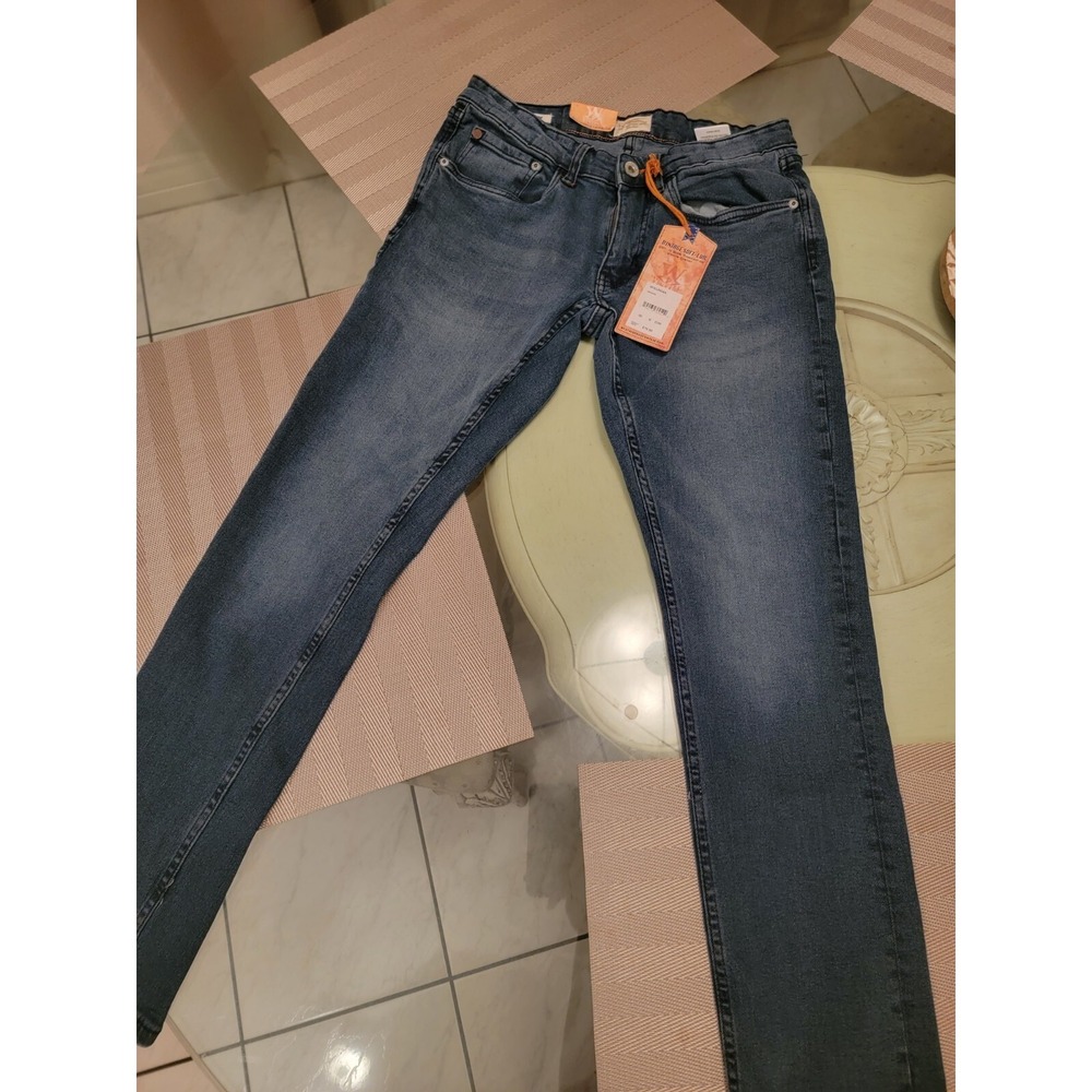 New Original Weatherproof Vintage Soft-Lux Slim Fit Leg Size 30x30 Blue